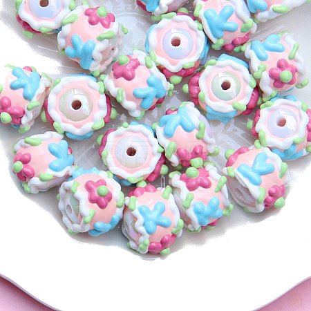 Opaque Acrylic Beads PW-WGF3828-07-1