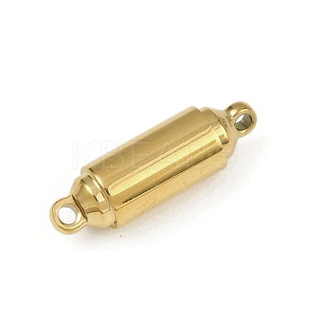 304 Stainless Steel Magnetic Clasps X-STAS-C127-10G-1