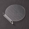 (Defective Closeout Sale: Uneven Holes) Acrylic Earring Display Stands LS-EDIS-XCP0001-03B-3
