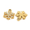 Christmas UV Plating Alloy Crystal Rhinestone Pendants X1-ALRI-C009-11G-2