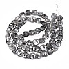 Electroplate Glass Beads Strand EGLA-S188-21-A01-2