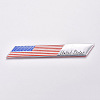 Aluminium Alloy United States American Flag Decal AJEW-WH0113-64D-1