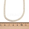 925 Sterling Silver Pave Crystal Cubic Zirconia Tennis Necklaces for Women NJEW-C096-01B-G02-5
