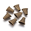 Tibetan Style Alloy Bead Cones X-MLF1281Y-1