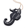 MDF Board Pendant Ornaments HJEW-WH0014-20C-3