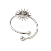 Non-Tarnish 304 Stainless Steel Open Cuff Ring RJEW-M167-09C-P-3