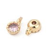 Brass Pave Cubic Zirconia Pendants KK-H204-03KCG-04-2