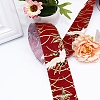 Cotton Bird Print Ribbons OCOR-WH0045-28B-04-1