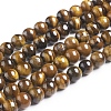 Natural Tiger Eye Beads Strands Z0RQX013-1