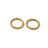 304 Stainless Steel Twisted Ring Linking Rings STAS-L300-005D-G-1