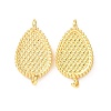 Brass Connector Cabochons Settings KK-H298-05G-1