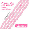 2 Strands Natural Rose Quartz Beads Strands G-GO0001-56-2