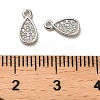 Rhodium Plated 925 Sterling Silver Pendant STER-H110-16P-3