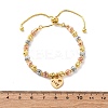 Brass Slider Bracelets BJEW-C090-02G-E-5