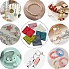 6Pcs 6 Colors Velvet Jewelry Pouches ABAG-CJ0001-04-7