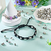 100Pcs 10 Styles Tibetan Style Alloy European Beads FIND-PJ0001-36-8