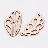 Undyed Wooden Pendants WOOD-K005-09-2