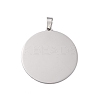 Non-Tarnish 304 Stainless Steel Seven Archangels Pendants STAS-C063-03P-2