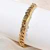 304 Stainless Steel Cuban Link Chain Bracelets for Women BJEW-G779-04A-G-3