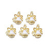 Rack Plating Alloy Enamel Pendants LS-X-ENAM-N055-128-1