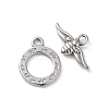 Non-Tarnish 304 Stainless Steel Toggle Clasps STAS-A092-06A-P-1