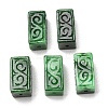 Dyed Natural Myanmar Jade Carved Beads GG-CBABA9C-07C-1