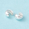 Brass Crimp Beads Covers KK-P219-05B-S-3