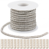 5 Yards Rhinestone Synthetic Rubber Cords OCOR-SP0001-33A-1