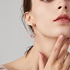 5Pcs Brass Micro Pave Clear Cubic Zirconia Pendants ZIRC-SZ0003-33A-4