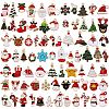 96Pcs Christmas Alloy Enamel Pendants JX267A-1
