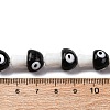 Handmade Evil Eye Lampwork Beads Strands LAMP-S069-01B-4