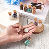 Glass Wishing Bottle Decorations STAS-CW0001-01-9