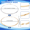 2Pcs 2 Colors 304 Stainless Steel Wire Wrap Collar Necklaces Set for Women NJEW-UN0001-34-5