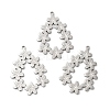 Non-Tarnish 316L Surgical Stainless Steel Pendants STAS-H213-36P-2
