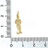 Brass Micro Pave Cubic Zirconia Pendants KK-M273-01G-L-3