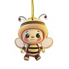 Cute Bees Acrylic Pendant Decoration LS-HJEW-G026-01B-1