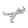 Non-Tarnish 304 Stainless Steel Pendants STAS-U010-07P-2