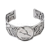 Constellation Alloy Open Cuff Bangles for Women Men BJEW-C064-01AS-05-2