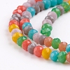 Faceted Glass Beads Strands GLAA-G074-B03-3