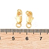 Brass Lobster Claw Clasps X-KK-KK801-G-5