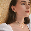 8 Pairs 8 Styles Twist Oval & Chains Shape & Round Alloy Stud Earrings EJEW-FI0001-47-4