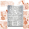 Stainless Steel Metal Stencils DIY-WH0289-058-1