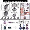 DIY Gemstone Finger Rings Making Kit DIY-SC0022-33-2