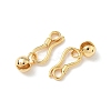Brass Hook and S-Hook Clasps KK-Z136-41A-G-2