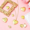 8Pcs 8 Styles Brass Locket Pendants KK-CJ0003-60-6