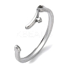 Non-Tarnish 304 Stainless Steel Open Cuff Rings RJEW-H219-01P-1