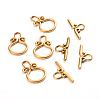 Ion Plating(IP) 304 Stainless Steel Toggle Clasps STAS-D142-03A-G-1