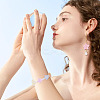 50Pcs Luminous Transparent Acrylic Beads LACR-TA0001-08-9