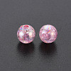 Transparent Crackle Acrylic Beads MACR-S373-66-L04-3
