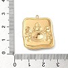 304 Stainless Steel Epoxy Resin with Natural Shell and Sequins Inside Pendants STAS-L026-17G-C03-3